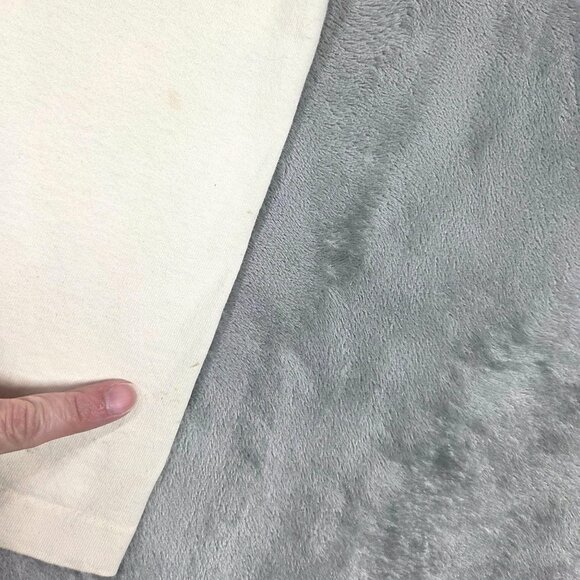 Vintage 90s Pennsylvania Shirt XL Beige San Segal Anvil Single Stitch Wolf Bear - Picture 9 of 12